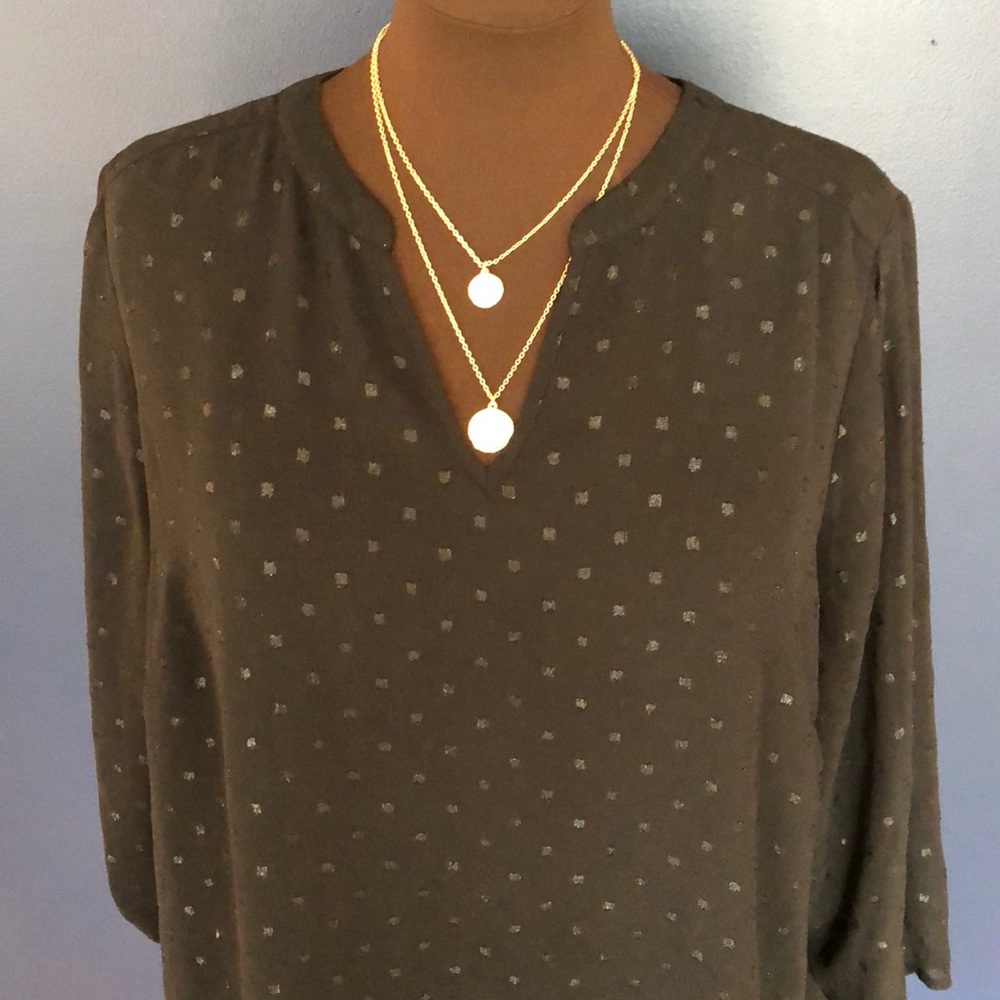 Maurices Black Tunic Length Blouse